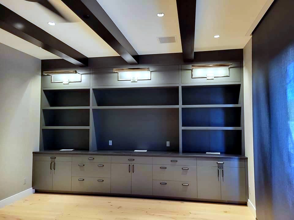Custom built-in entertainment centre